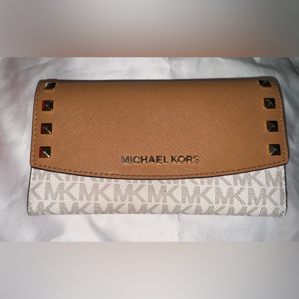 Michael Kors studded wallet